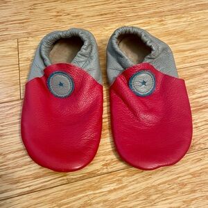 Softstar Child/Youth Roo Moccasin - Smooth Leather with soft sole